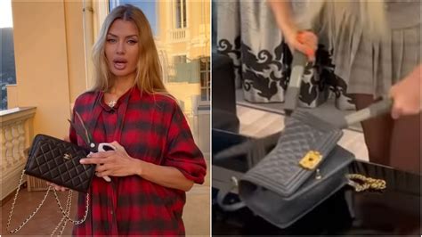 Why Russian Influencers Are Cutting Up Their Chanel Bags 